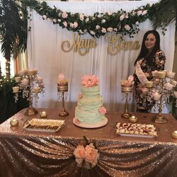 High Quality Baby Shower Ideas Rose Gold Floral Decorations