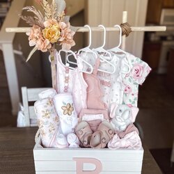 Tremendous Gift Basket For Baby Girl Shower Baskets Gifts