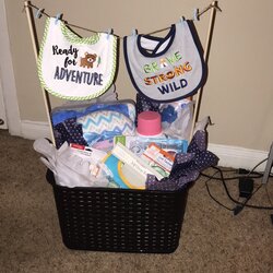 Terrific Baby Shower Basket Baskets Gift Plastic