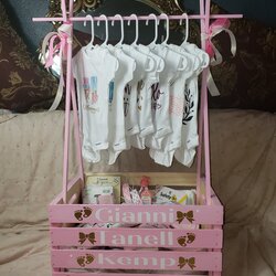 Spiffing Baby Gift Basket Shower Crate