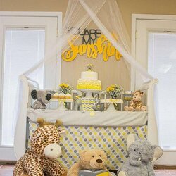 Tremendous You Are My Sunshine Baby Shower Party Ideas Photo Of Unisex Themes Neutral Boy Sunflower Theme