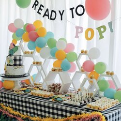 Preeminent Pin By On Baby Shower Summer Themes Buffet Themed Centerpieces Backdrop