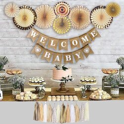 Perfect Baby Shower Decorations Gender Neutral For Boy Or Girl Kit Rustic Unisex