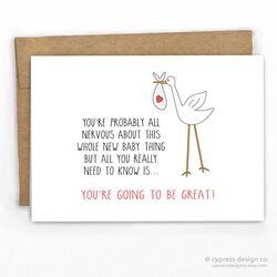 Excellent All You Need To Know Is Ll Great Baby Card Cards Congratulations Pregnancy Shower Boy Sayings Funny
