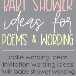 Supreme Clever Baby Shower Poems Verses And Sayings For Girls Boys Wording