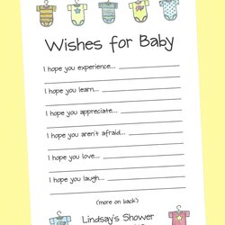 Spiffing Wishes For Baby Shower Game Easy Games Couples