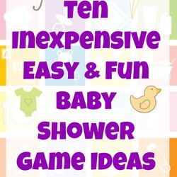 Cheap Easy Baby Shower Games Best Design Idea Inexpensive Fun Game Ideas