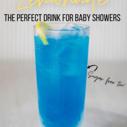 Baby Shower Blue Party Punch Swaddles Bottles Tweet Email