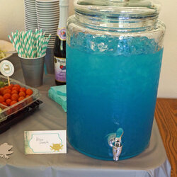 Very Good Blue Baby Shower Drink Ideas Pin On Scoops Vanilla Blueberry