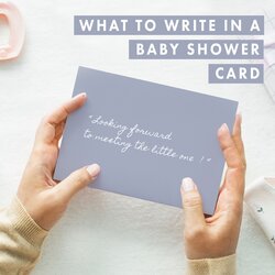 Superb What To Write In Baby Shower Card Message Showers Attending Greetings