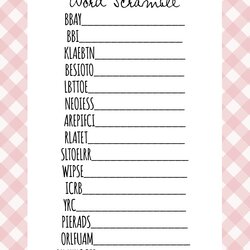 Great Free Printable Baby Shower Games Ideas