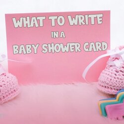 Peerless What To Write In Baby Shower Card Wishes