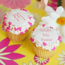 Personalized Mini Baby Shower Cupcake Favors