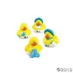 Fun Express Vinyl Mini Baby Shower Rubber Duckies Pieces Buy