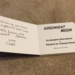 Marvelous Baby Shower Book Message Goodnight Bedtime