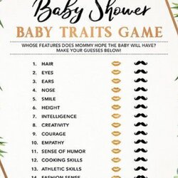 Wonderful Easy Baby Shower Game Ideas For