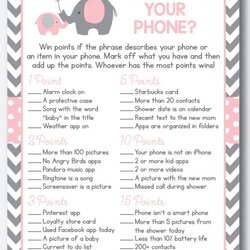 Perfect Famous Baby Shower Games Ideas Virtual References