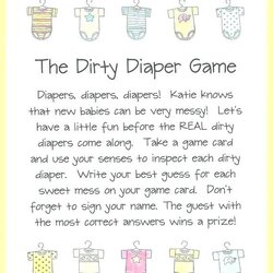 Sublime Baby Shower Games Coed Easy Diaper Diapers
