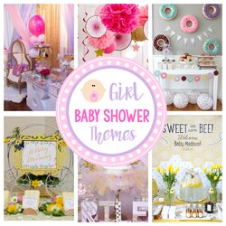 Splendid Cute Girl Baby Shower Themes Ideas Fun Squared Bingo Flowery Ruffly