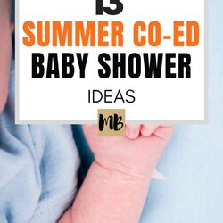 Excellent Coed Baby Shower Ideas Title Page Millennial Boss Summer