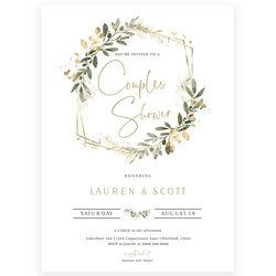 Spiffing Couples Baby Shower Invitation Forever Your Prints