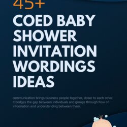 Best Coed Baby Shower Invitation Wording Ideas Wordings