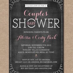 Exceptional Baby Shower Coed Invitations Is Brewing Wording Couples Invite