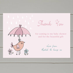 Brilliant Baby Shower Thank You Cards By Molly Moo Designs Original