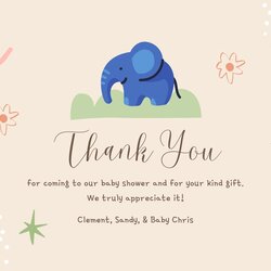 Wizard Free Printable Baby Shower Thank You Cards Cute Abstract Card