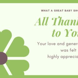 High Quality Best Baby Shower Thank You Wording Examples Coming Gift Image