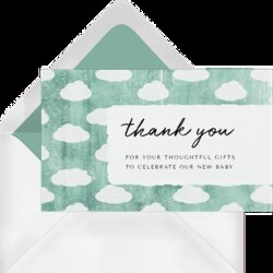 Sweet And Thoughtful Baby Shower Thank You Card Wording Ideas Gift Contributing Invitation Group