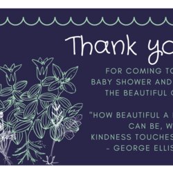 Outstanding Best Baby Shower Thank You Wording Examples Gift So Much Touched Lovely Image