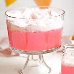 Peerless Pink Sherbet Punch Mighty Mrs Super Easy Recipes Recipe Baby Shower Party Girl