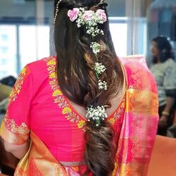 Glamorous Baby Shower Hairstyles For To Moms Braided Indian Hairstyle