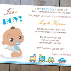 Boy Baby Shower Invitations Wording Ideas Free Printable Invitation Boys Cards Templates Quotes Surprise