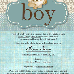 Perfect Creative Barn Baby Shower Invitation Samples Invitations Wording Front
