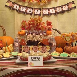 Spiffing November Baby Shower Ideas Fall Pumpkin Party Theme Themes Decorations Boy Parties Showers Little