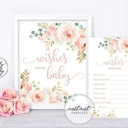 Matchless Wishes For Baby Sign And Cards Printable