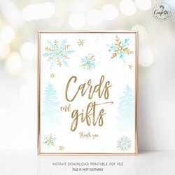 Magnificent Cards Gifts Sign Printable Baby Shower And