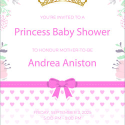 Superior Free Editable Baby Shower Invitation Card Templates Frightening Template