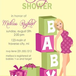 Eminent Some Tips For Having Personalized Baby Shower Invitations Free Girl Templates Electronic Digital