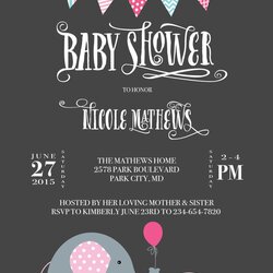 Spiffing Printable Baby Shower Invitation Card Digital Download