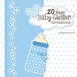 Fine Printable Baby Shower Invitations Free Invites