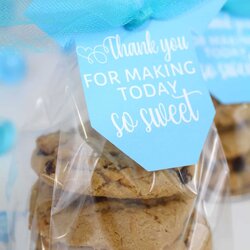 Cool Thank You For Making Today So Gift Tags Swaddles Bottles Favors