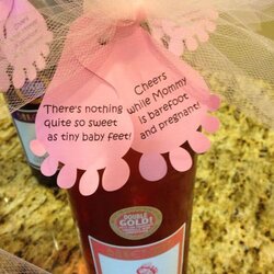 High Quality Ideas For Baby Shower Thank You Gifts And Favors Ton Of Gift Wine Bottle Barefoot Girl Guests