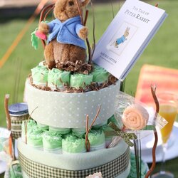 Peerless Creative Couture Rabbit Baby Shower Gifts Bunny Peter Unisex Themes Boy Inspiration Cake Room Diaper