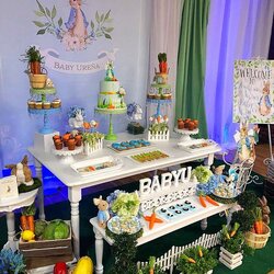 Sublime Peter Rabbit Baby Shower Party Ideas Photo Of Bunny Themed Theme Boy