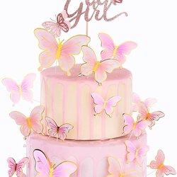 The Highest Standard Aggregate Butterfly Baby Shower Cake Latest In