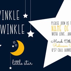 Matchless Twinkle Little Star Baby Shower The Lighthouse Invitation For Website