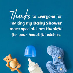 Champion Baby Shower Thank You Messages And Wording Message